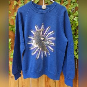 Lee Blue Eagle Graphic Men's Crewneck Sweater